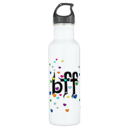 Garrafa bff ~ corações