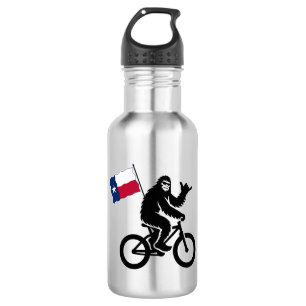 Garrafa Bigfoot Ciclista Bandeira do Texas
