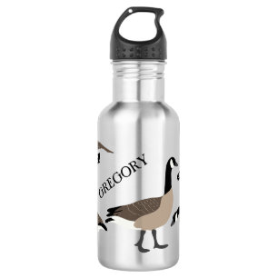 Garrafa Bird Lovers Canada Geese Ilustração Personalizad