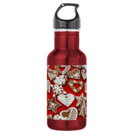 Garrafa Biscoitos de Pão-de-Pão de Natal