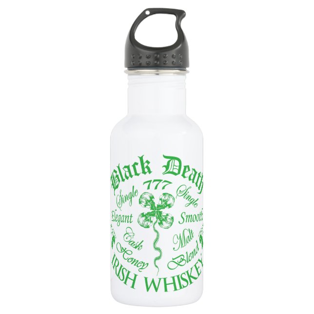 Garrafa Black Death 77 - Honey Irish Whiskey (Frente)