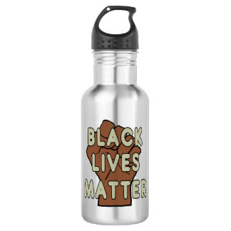 Garrafa Black Lives é importante BLM