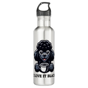 Garrafa Black Poodle ama café preto