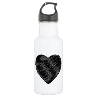 Garrafa Black Strip Heart