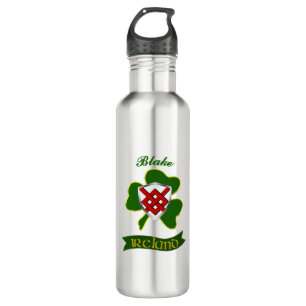 Garrafa Blake Irish Shield & Shamrock Personalizado