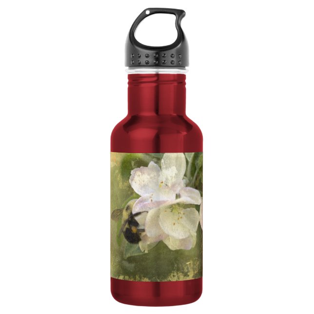 Garrafa Blossomas de Maçã e Bumblebee (Frente)