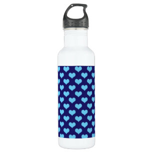 Garrafa Blue Love Hearts
