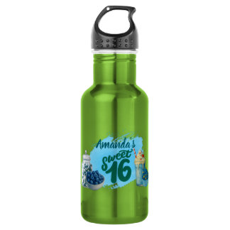 Garrafa Blue Sweet Sixteen Water Bottle