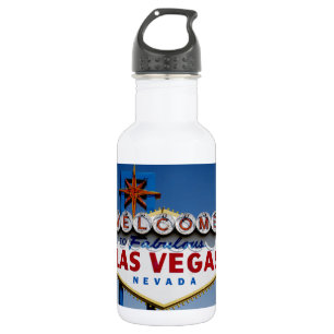 Garrafa Boa vinda ao sinal histórico fabuloso de Las Vega