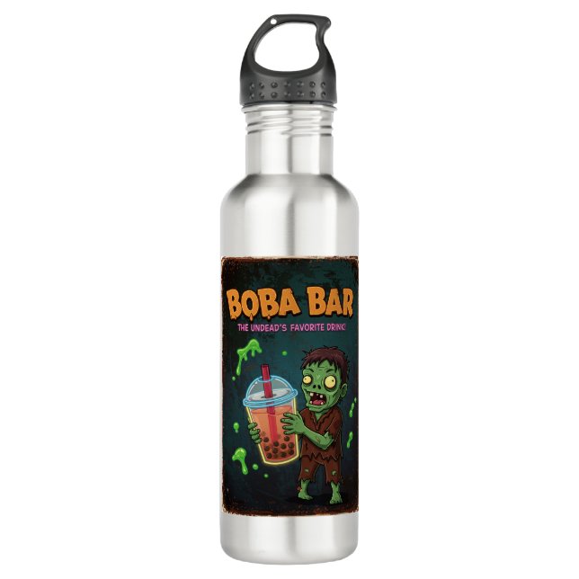 Garrafa Boba Bar – The Undead’s Favorite... Water Bottle (Frente)