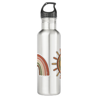 Garrafa Boho Sun & Rainbow Water Bottle