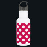 Garrafa Bolinhas brancas no cerco<br><div class="desc">Bolinhas brancas no cerco</div>