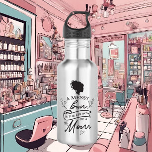 Garrafa bolo bagunçado, arte da mãe