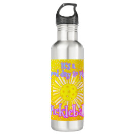 Garrafa Bom Dia Para Jogar Pickleball