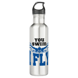 Garrafa Borboleta Nadadora Você Natação Eu Voo