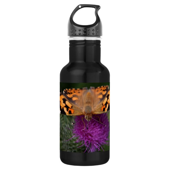 Garrafa Borboleta pintada de 32 oz (Frente)