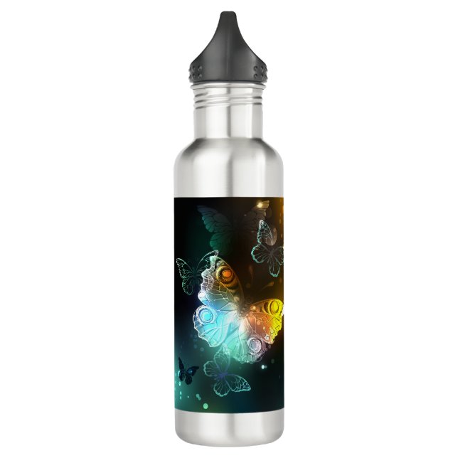 Garrafa Borboletas luminosas e borboletas noturnas (Esquerda)
