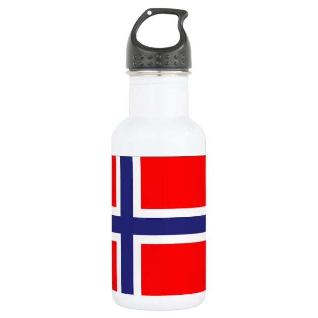 Garrafa Botão de Liberdade da Noruega (Frente)