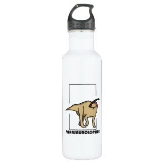 Garrafa Botella de agua diseño dinosaurio Parasaurolophus