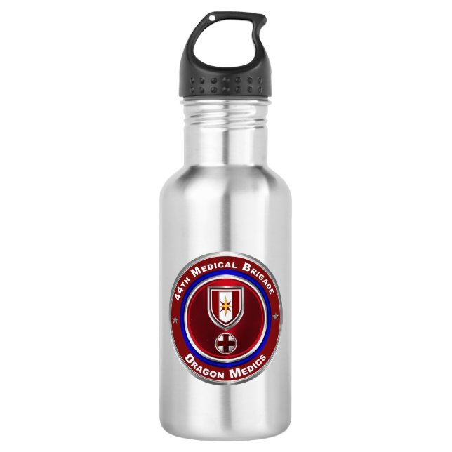 Garrafa Brigada Médica 44 "Medicina Dragão" (Frente)