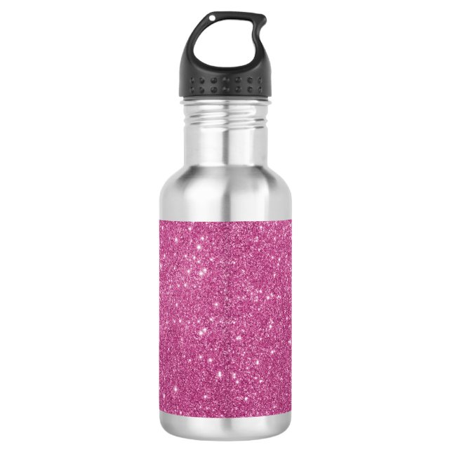 Garrafa Brilho de Glitter Rosa Vibrante (Frente)