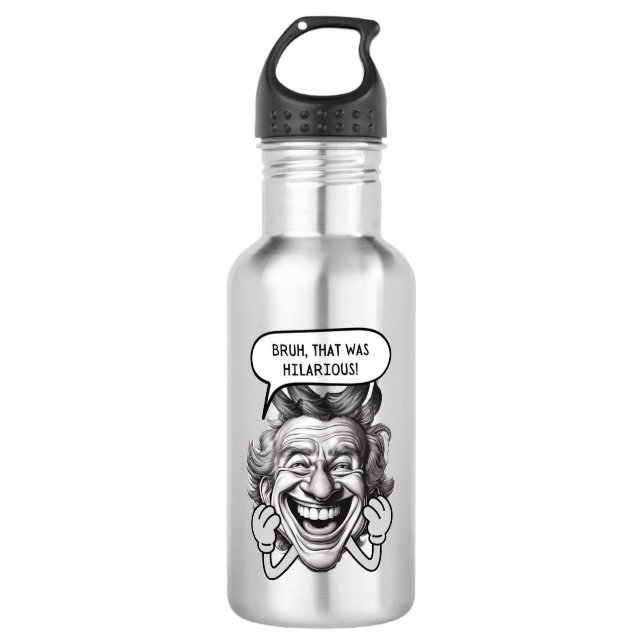 Garrafa Bruh Que Foi Hilário (Frente)