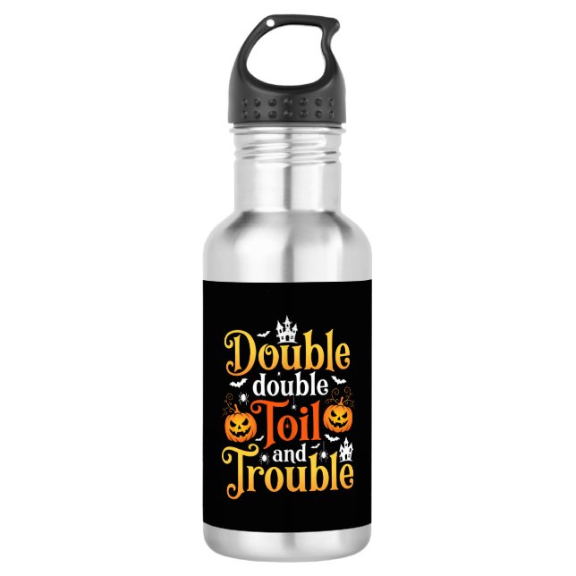 Garrafa Bruxa do Halloween Double Double Toil and Trouble (Frente)