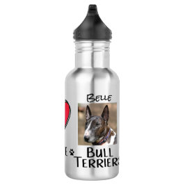 Garrafa Bull Terriers Peace Love Dog Lovers