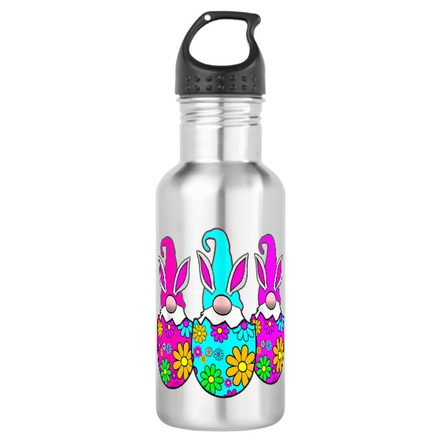 Garrafa Bunny Gnomo Hug Ovos de Páscoa Felz pascoa D (Frente)