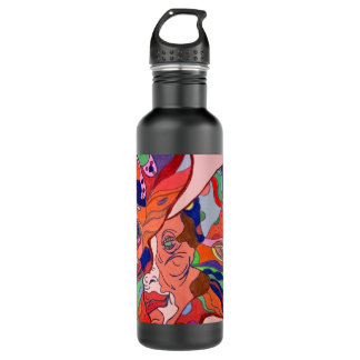 Garrafa Butterfly Leaf Portrait Stainless Steel Bottle