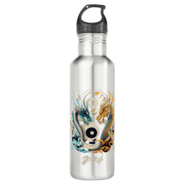 Garrafa Cabeças de dragão Ying yang 2024