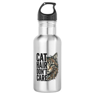 Garrafa Cabelo de Gato Não Me Importa Camisa de Gato com G