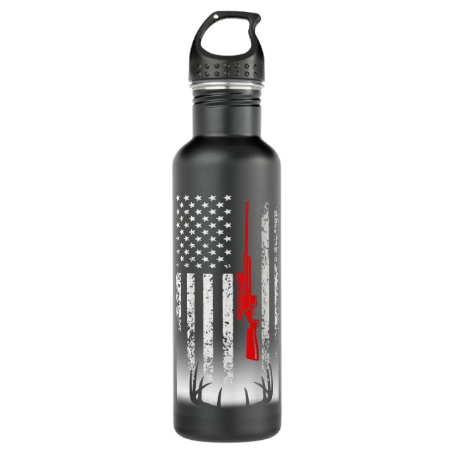 Garrafa Caça a camiseta (Frente)