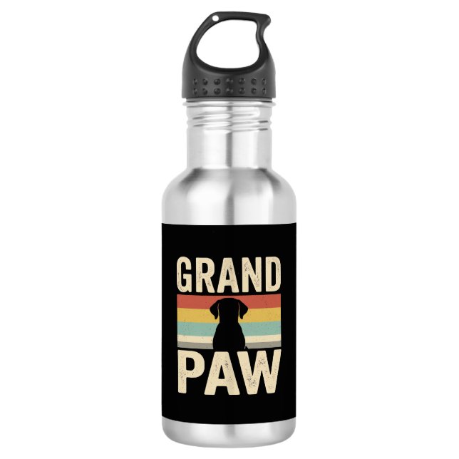 Garrafa Cachorro Retro Antigo Grand Paw (Frente)