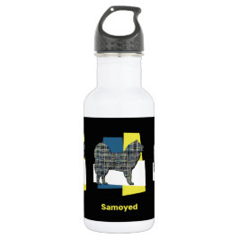 Garrafa Cachorro Samovido Silhub Amarelo e Azul