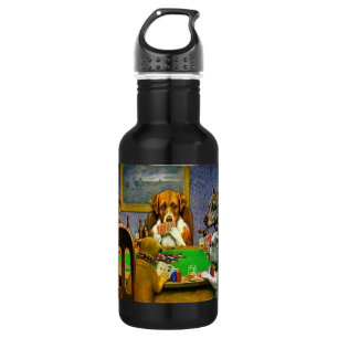 Garrafa Cães Jogando Poker