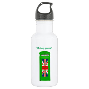Garrafa Caixa telefônica de Londres "Ficando verde"