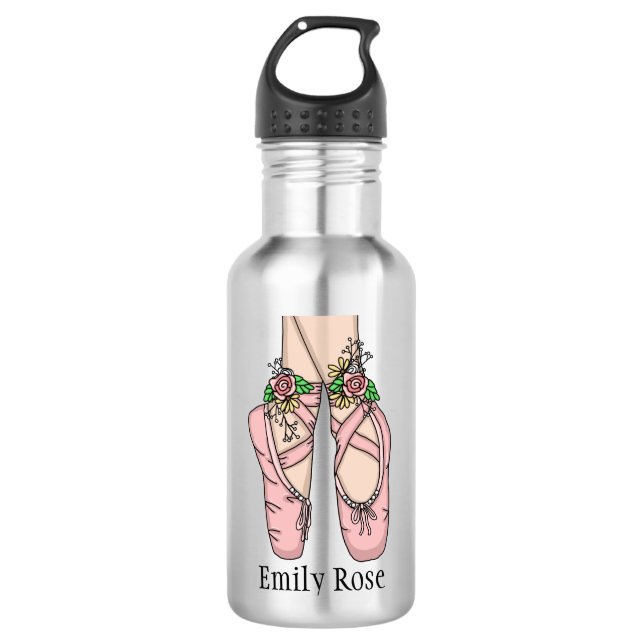 Garrafa Calçados cor-de-rosa personalizados (Frente)