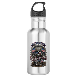 Garrafa Caminhão Monstro Patriótico 1776 Off Road Skull Ca