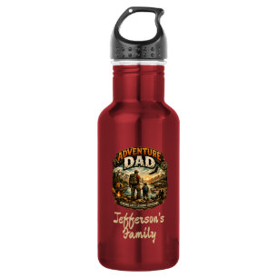 Garrafa Camisa Adventure Dad – Camping ao Ar Livre Vintage