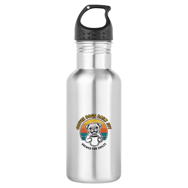 Garrafa Camisa de Cachorro Café Design de Caneca de Cachor (Frente)