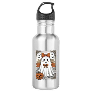 Garrafa Camisa de Desenho de Fantasma de Halloween Fofo Vi