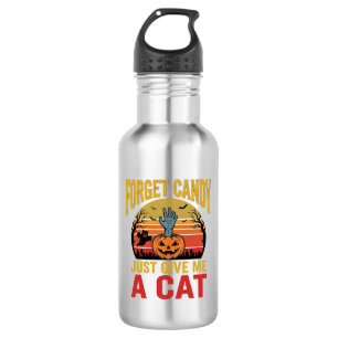 Garrafa Camisa de Doces Engraçados para Amante de Gatos no