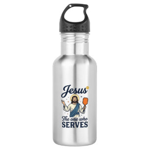 Garrafa Camisa de Jesus Pickleball O Que Serve