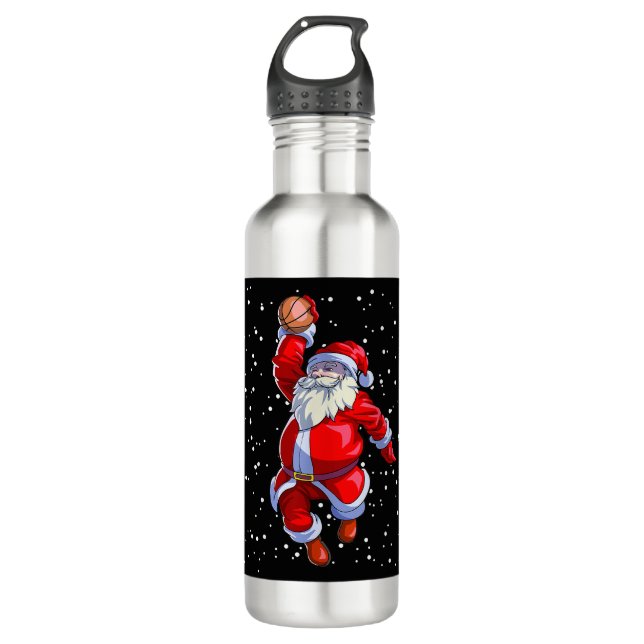 Garrafa Camisa De Natal De Basquete Masculino De Basquete  (Frente)