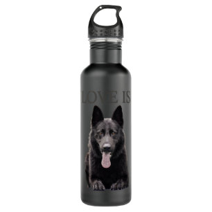 Garrafa Camisa German shepherd preta Shepard Cachorro Cach