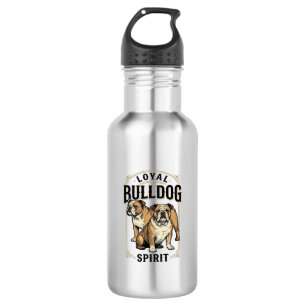 Garrafa Camisa Vintage Bulldog Camiseta de Gravura de Bull