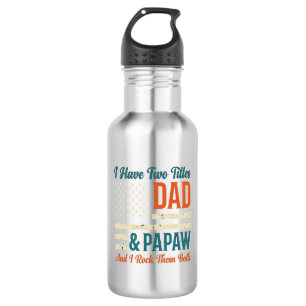 Garrafa Camisa Vintage Patriótica da Família Papai Papaw D