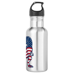 Garrafa Camiseta T-Rex Patriota Bandeira Americana_1