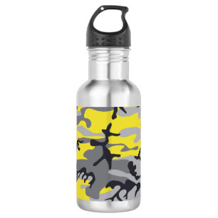 Garrafa Camuflagem Amarela e Cinza, Militar, Exército